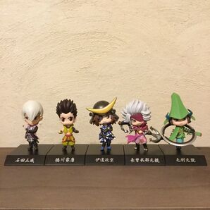 【戦国BASARA】三寸武将フィギュア 5体セット 戦国バサラ 伊達政宗 石田三成 徳川家康 長宗我部元親 毛利元就 フィギュア