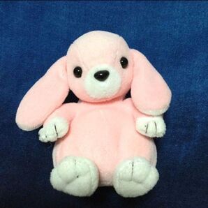 手のりマスコット ピンクのウサギさん うさぎ ぬいぐるみ ぬい ラビット ピンク ロップイヤー 手のひらサイズ 手乗り てのり