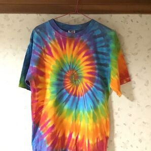 アメリカ製 アメリカ Tシャツ タイダイ 古着 男女兼用 現地調達 アメカジ アメリカ古着