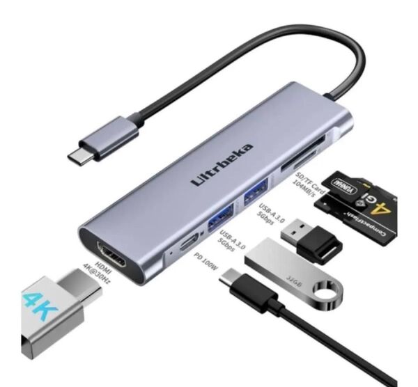 USB C ハブ 7in1 アダプタ