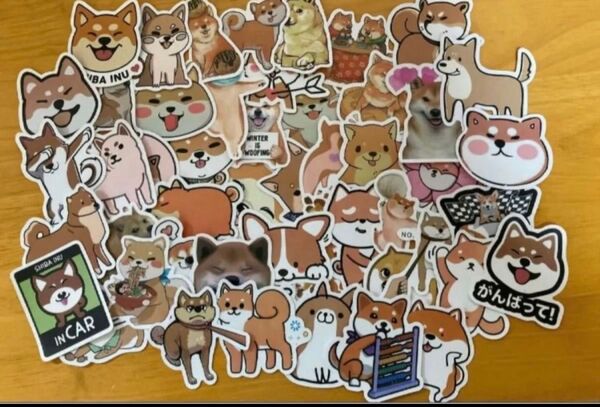 26 犬 シール ステッカー イラスト フレークシール ペット 動物 文具 アレンジ ノート
