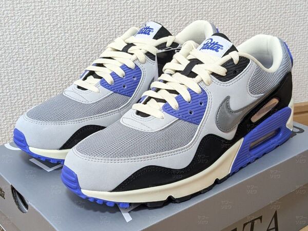 28cm Patta × Nike Air Max 90 SP Sapphire and Particle Grey パタ ナイキ