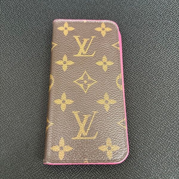 LOUIS VUITTON(ルイヴィトン) iPhoneケース モノグラム iPhone 7&8 フォリオ ローズ