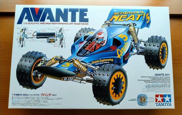 タミヤ 1/10RC アバンテ (2011) 58489 電動RC 4WDレーシングバギー AVANTE TAMIYA 未組立
