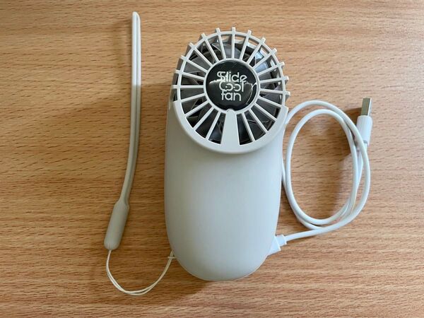 スライドクールファン ハンディファン 扇風機 熱中症対策 ペルチェ素子 冷却グッズ