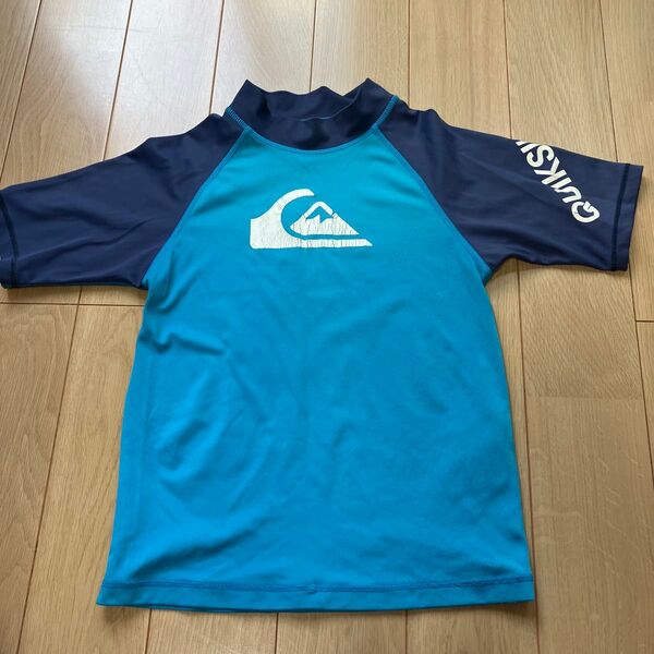 QUIKSILVER ラッシュガード キッズ ターコイズブルー
