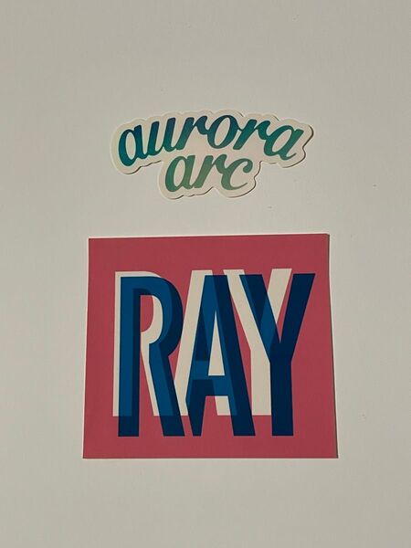 BUMP OF CHICKEN aurora arc RAY 封入ステッカー 2枚セット