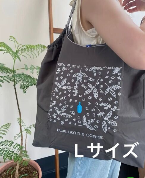 L エコバッグ 大容量 軽量 コンパクト トートバッグ 花柄 刺繍