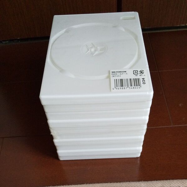 未使用DVDトールケース(2枚収納×20/白)