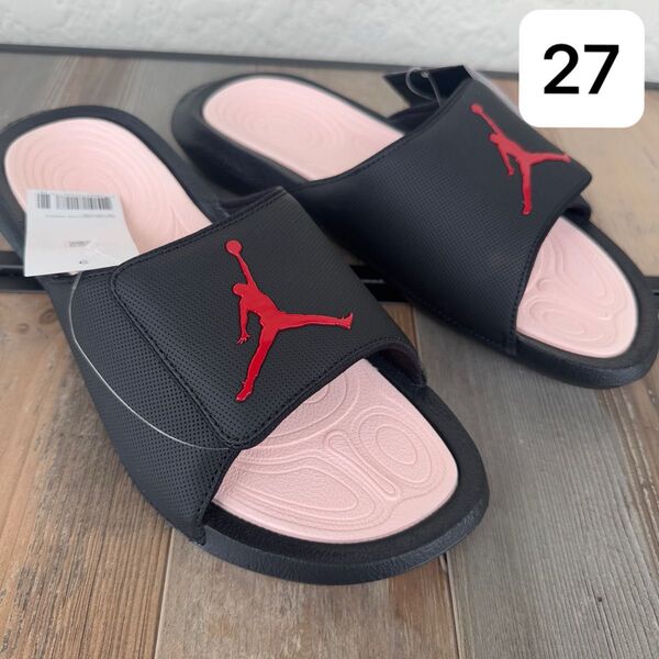 【新品】ナイキ ジョーダン ハイドロ hydro Jordan 27cm 黒 ブラック ベナッシ サンダル
