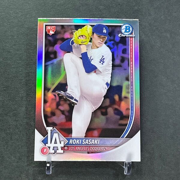 佐々木朗希レアインサート 2025 Topps Bowman Chrome Red Rookie RC #12