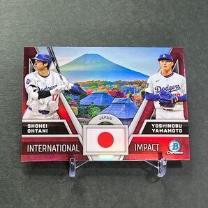 大谷翔平&山本由伸 2024 Topps Bowman Chrome International Impact II-1