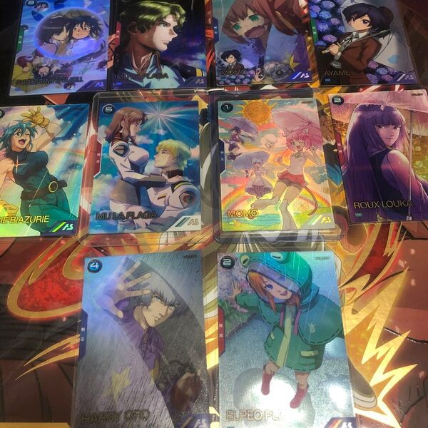 FQ2弾 Rainy Days 全8種+パラレル2種 フルコンプセット ムウ モモ ガンダムアーセナルベース