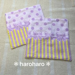 ガーゼミニハンカチ*接触冷感*ハンドメイド
