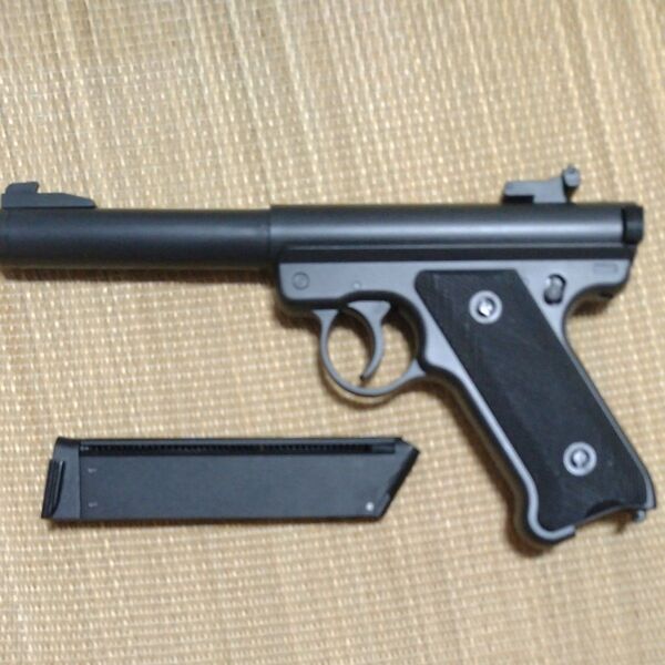 KJワークス ルガー mk1 ガスガン 固定スライド