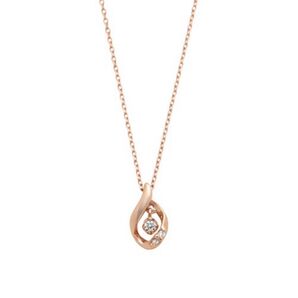 ネックレス K18PG ダイヤモンド ベーシック ネックレス レディース VENDOME AOYAMA