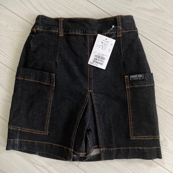 新品未使用タグ付きデニムのショートパンツ140サイズbebeべべ ziddy