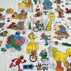 【新品 ビンテージ】セサミストリート パネル生地 5枚セット
