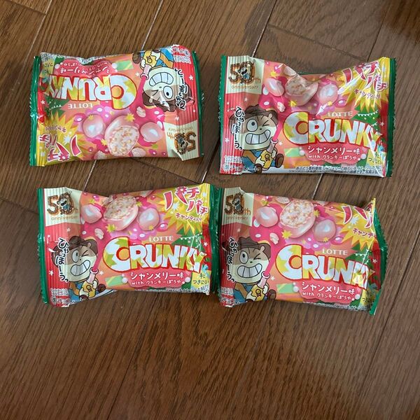 LOTTE CRUNKY シャンメリー味 4個セット