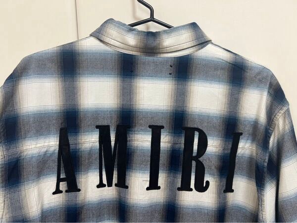 変更 AMIRI ロンT シャツ チェック 長袖 M