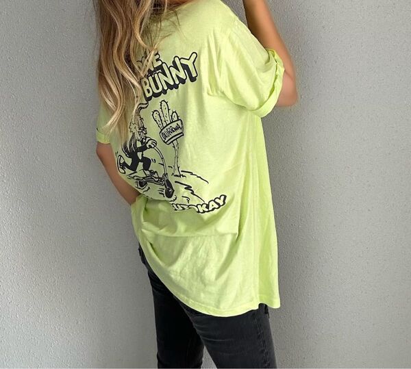 【GYDA】FLEX ZONE BUNNYポケットBIG Tシャツ