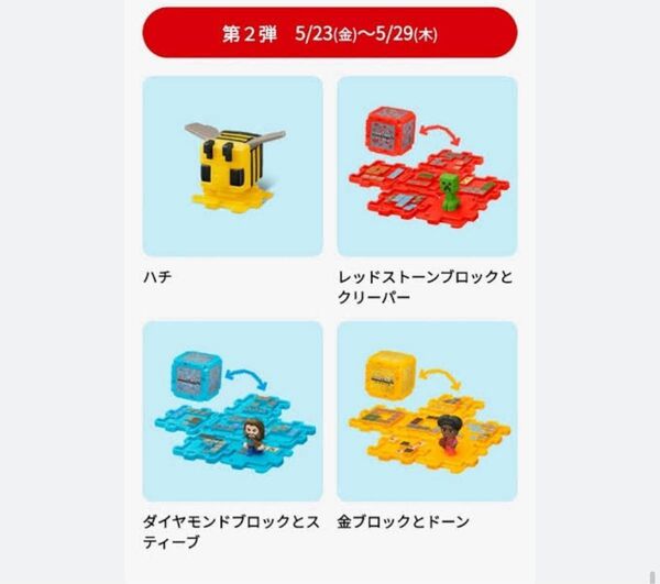 マインクラフト ハッピーセット第二弾コンプリート