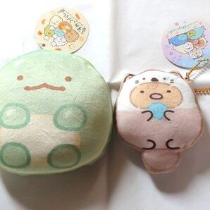 すみっコぐらし ポーチ 小銭入れ とかげパンとんかつ 2点セット