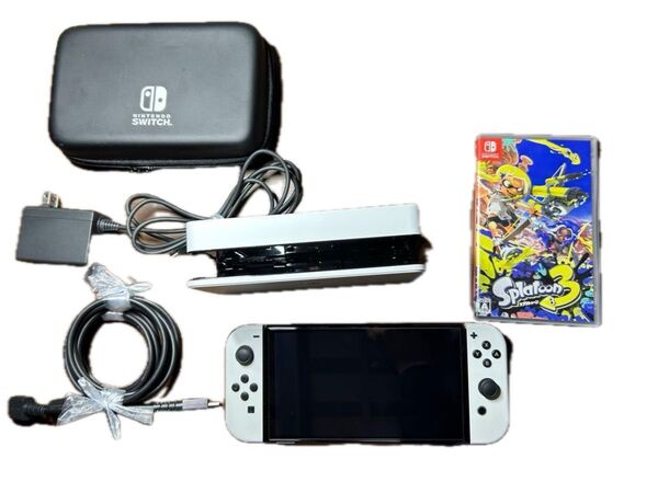 ニンテンドーSwitch 有機EL 白 Proコントローラー スプラトゥーン3 キャリングケース