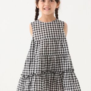 グローバルワーク ティアードノースリーブワンピース 90㎝