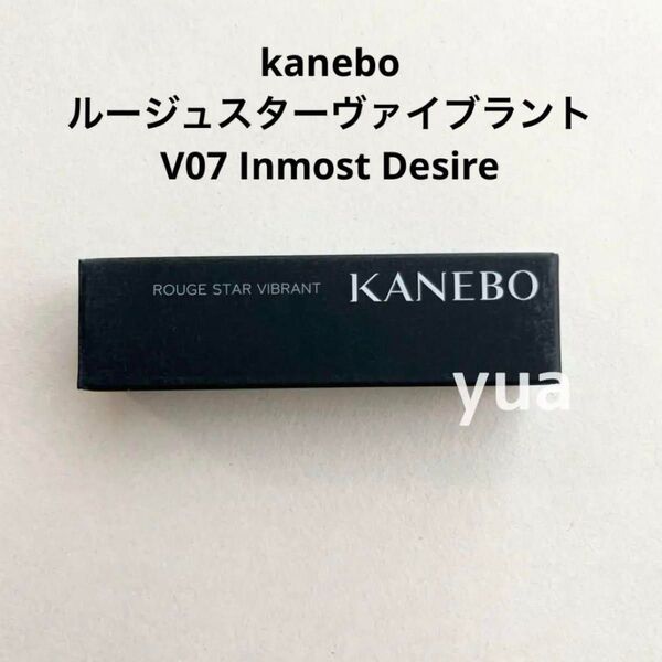新品未開封 正規品 KANEBO カネボウ ルージュスターヴァイブラントV07