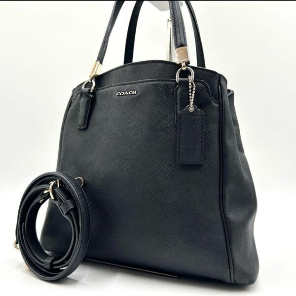 コーチ COACH ミネッタ ショルダーバッグ 2WAY 斜め掛け ハンドバッグ トート 肩掛け ブラック 黒