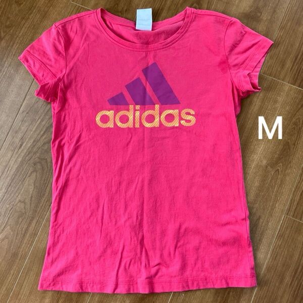 adidas アディダス 半袖 Tシャツ M ピンク