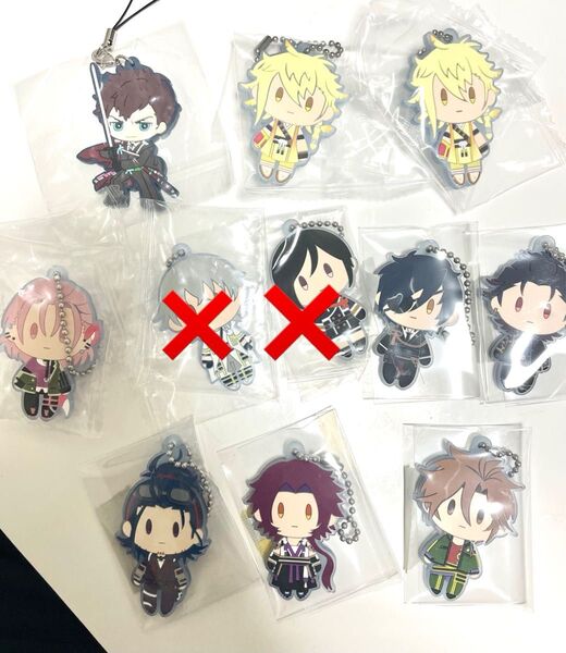 刀剣乱舞 御伴散歩ラバーマスコット まとめ売り