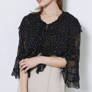 snidel クレープシアーチュニック