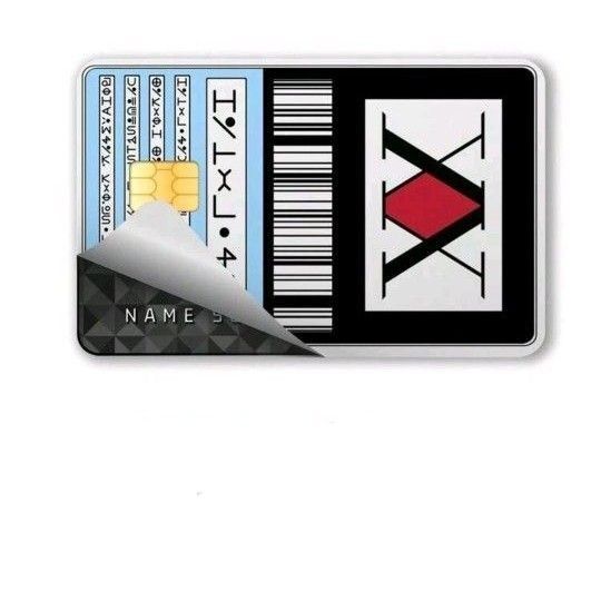HUNTER X HUNTER ライセンス カード ステッカー シール ハンターハンター 4枚 〜