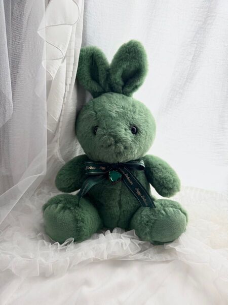 ハッピーバースデーラビット ぬいぐるみ 5月 グリーン