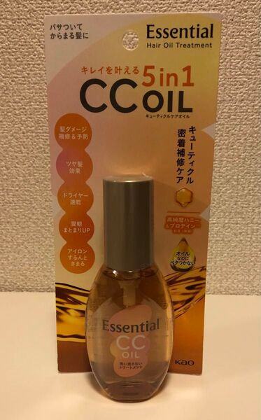 エッセンシャル CCオイル 洗い流さないヘアトリートメント60ml 1本