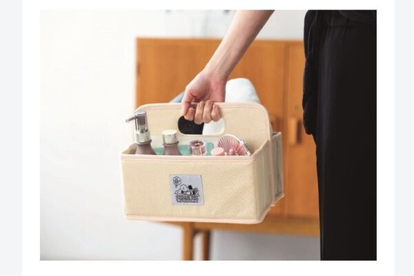 スヌーピーと仲間たち すっきり収納キャリーBOX