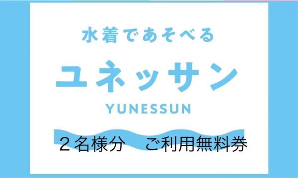 ユネッサン 下田海中水族館 藤田観光 日帰り施設利用券 2名分 綿棒 箱根小涌園