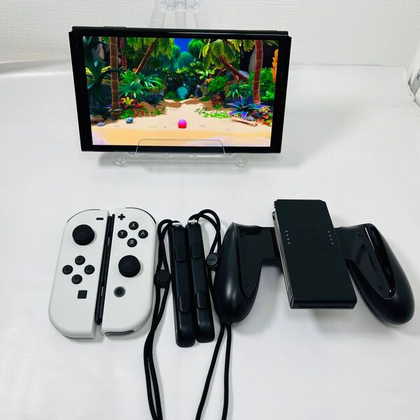 Nintendo Switch 有機ELモデル 本体のみ 動作確認済 ジョイコン ホワイト ニンテンドー スイッチ