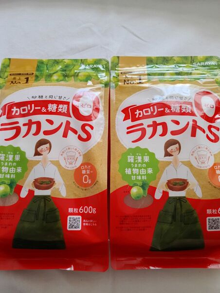 ラカントS 顆粒 600g 2袋セット