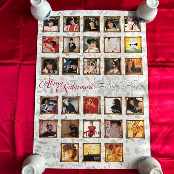 中森明菜 Single Box1982-1991 非売品 A2ポスター 希少品 レア 年代物 コレクション