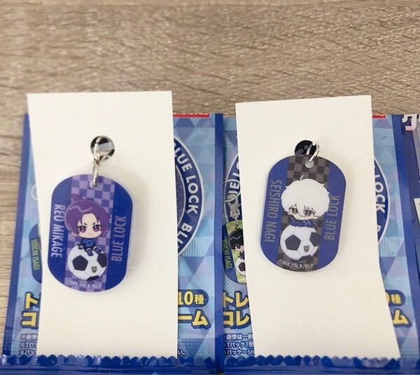 ブルーロック 凪誠士郎 御影玲王 ちびキャラ めじるしチャーム キーホルダー アクリルスタンド