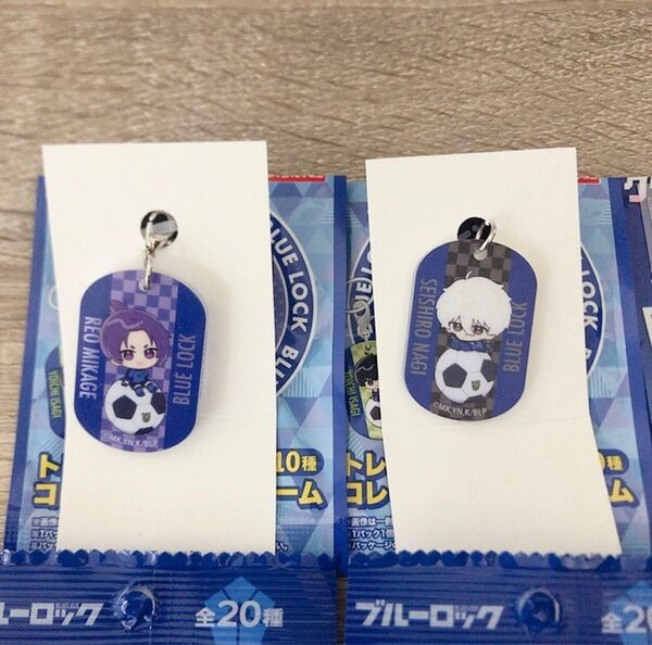 ブルーロック 凪誠士郎 御影玲王 ちびキャラ めじるしチャーム キーホルダー アクリルスタンド