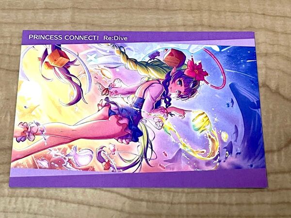 新品 プリンセスコネクト Re:Dive アニメイト フェア特典 イラスト カード 水着 アメス