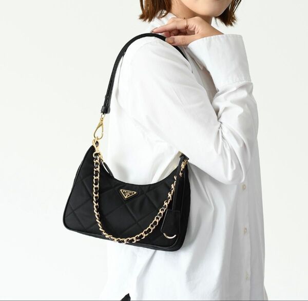 【本日限定価格!新品未使用】PRADA(プラダ)TESSUTO チェーン ショルダーバッグ