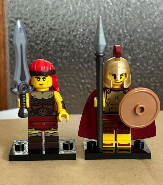 LEGO ミニフィグ スパルタ戦士 バーバリアン レゴ ミニフィギュア シリーズ 2, 25 お城シリーズ