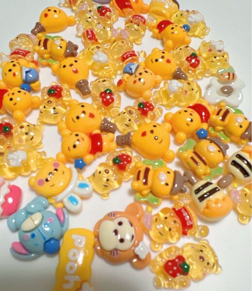 くまのプーさん デコパーツ デコレーションパーツ