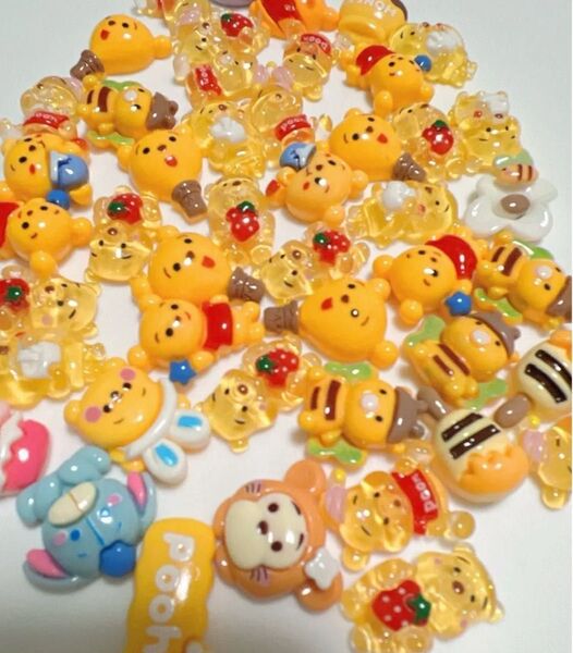 くまのプーさん デコパーツ デコレーションパーツ
