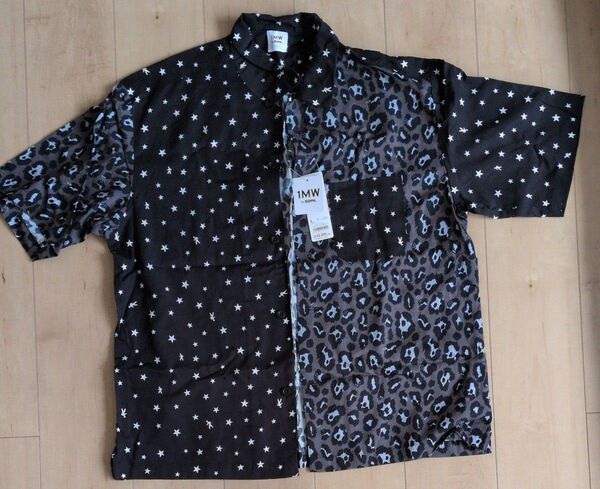 GU×SOPH. 1MW by SOPH. ヒョウ柄 レオパード 星 半袖シャツ